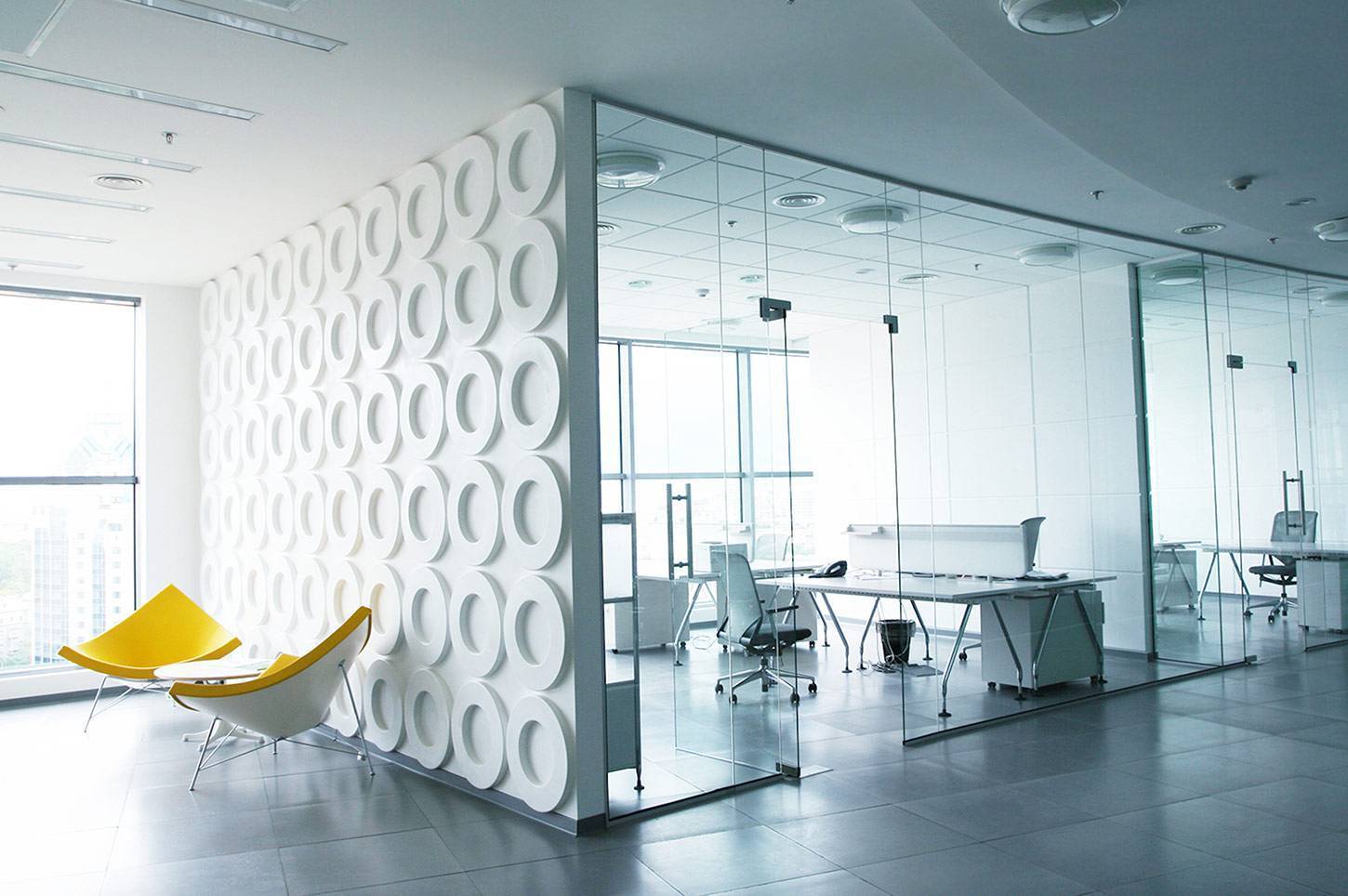Modern Glass Partition